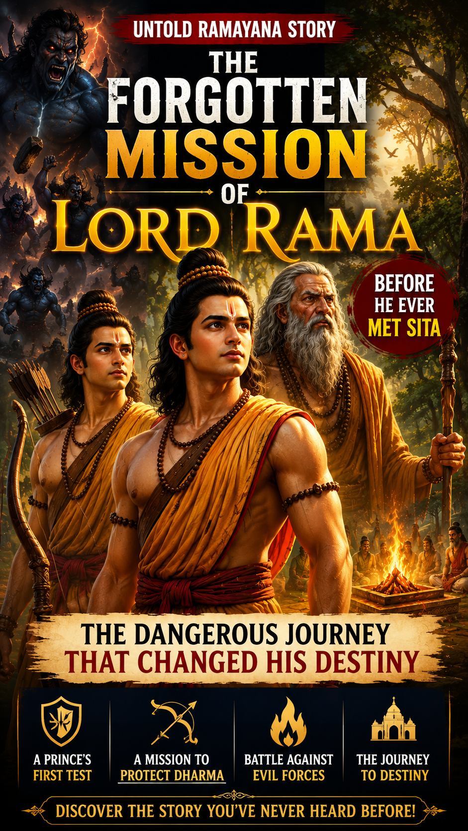 The Forgotten Mission of Lord Rama Before Meeting Sita